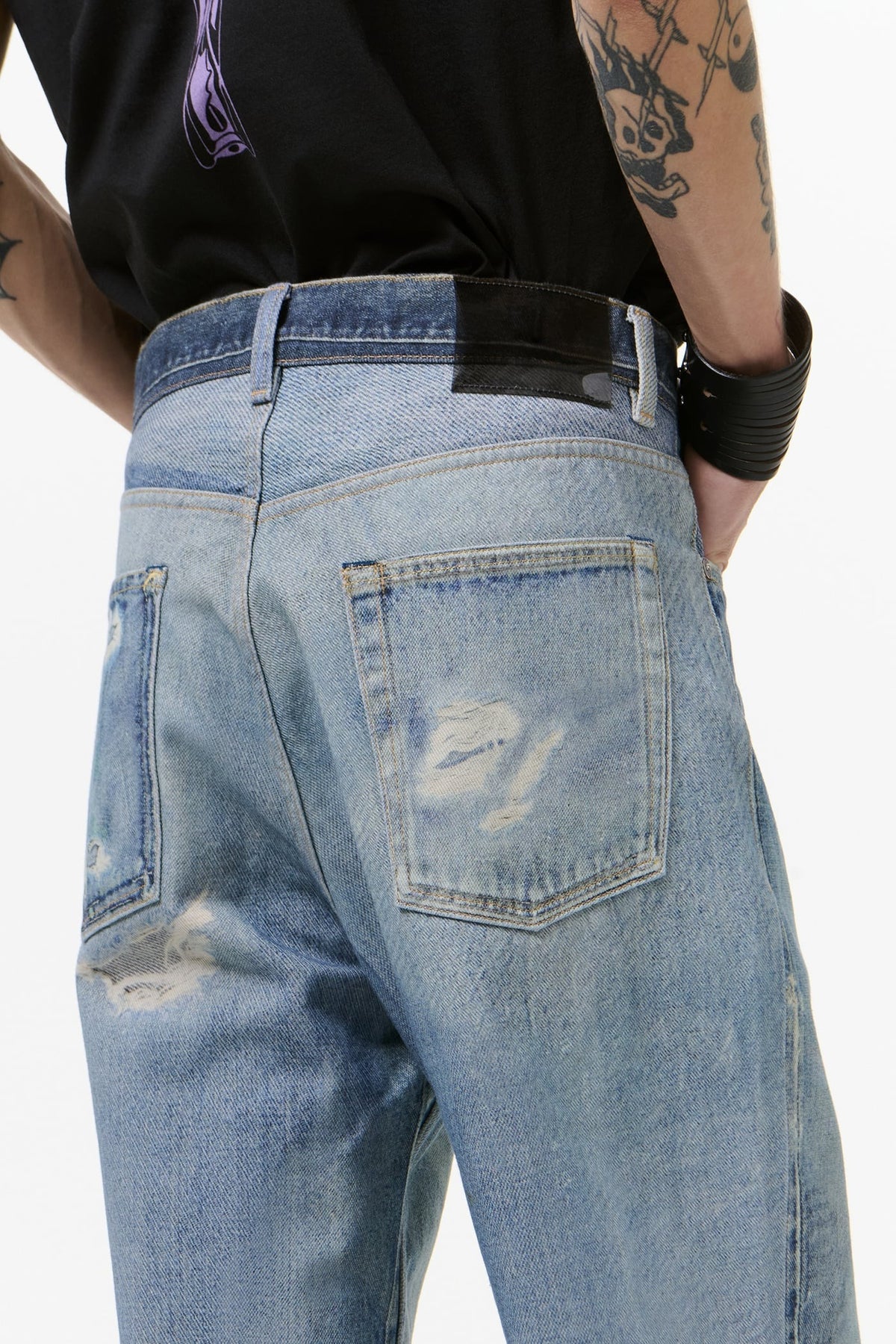 jeans third cut uomo blu 