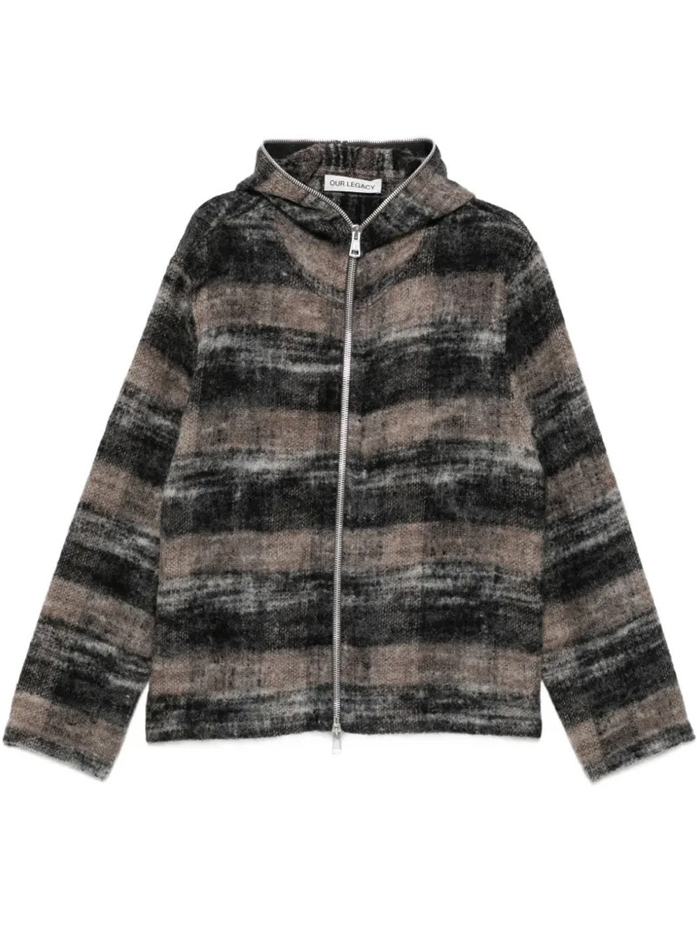 felpa full zip uomo multicolore 