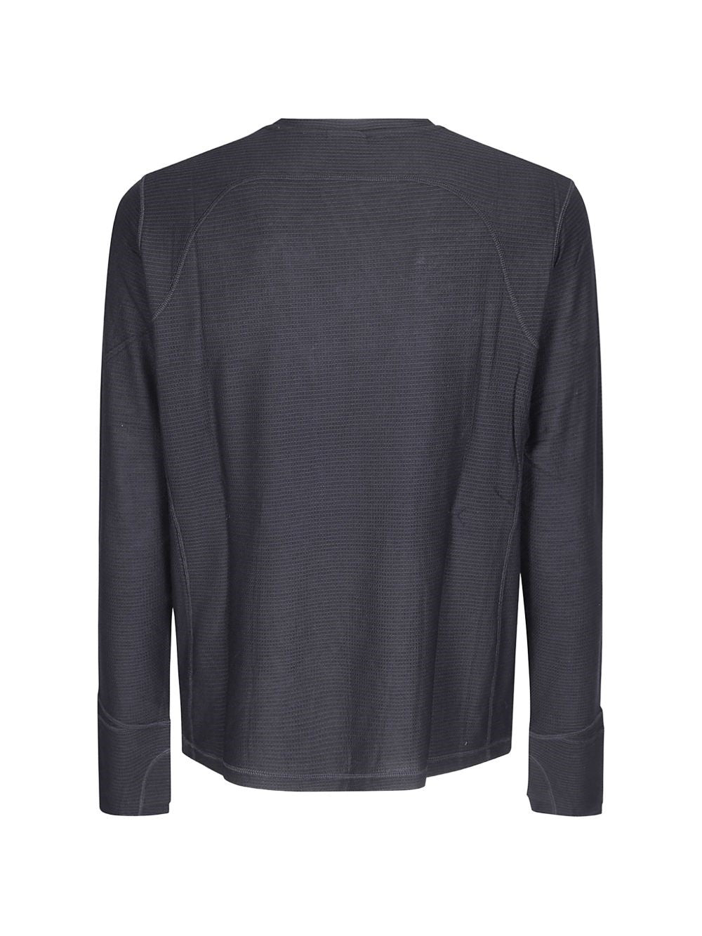 maglia ashi wool tencel baselayer ls uomo nera 