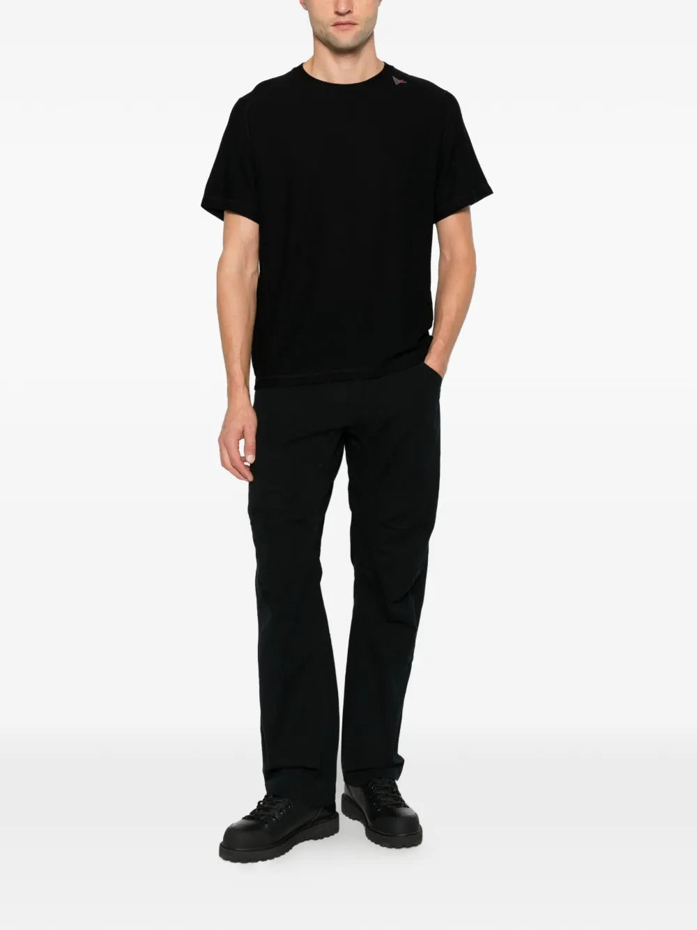 pantaloni chimp sheped cotton uomo neri 