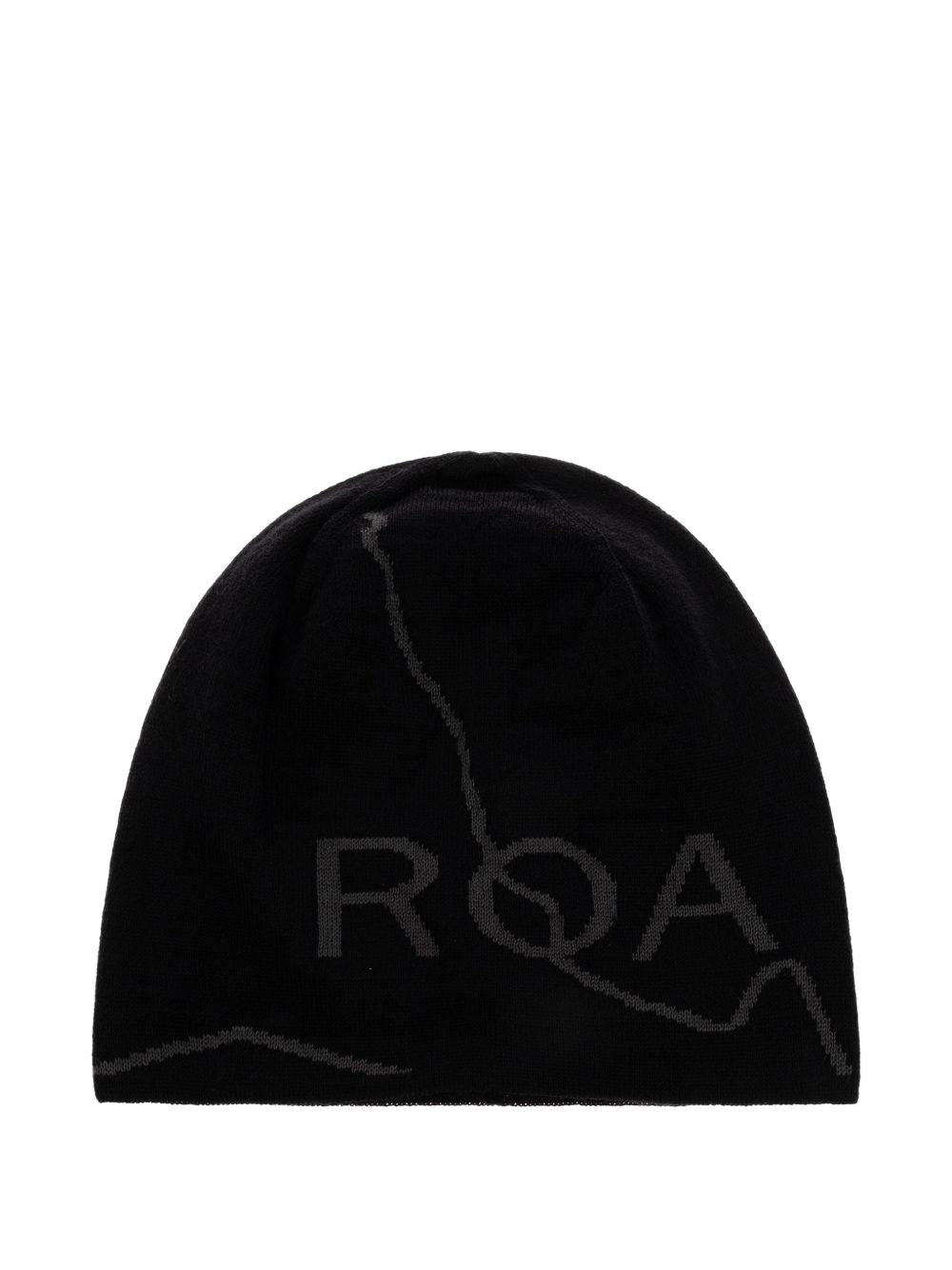 cappello beanie logo uomo nero 