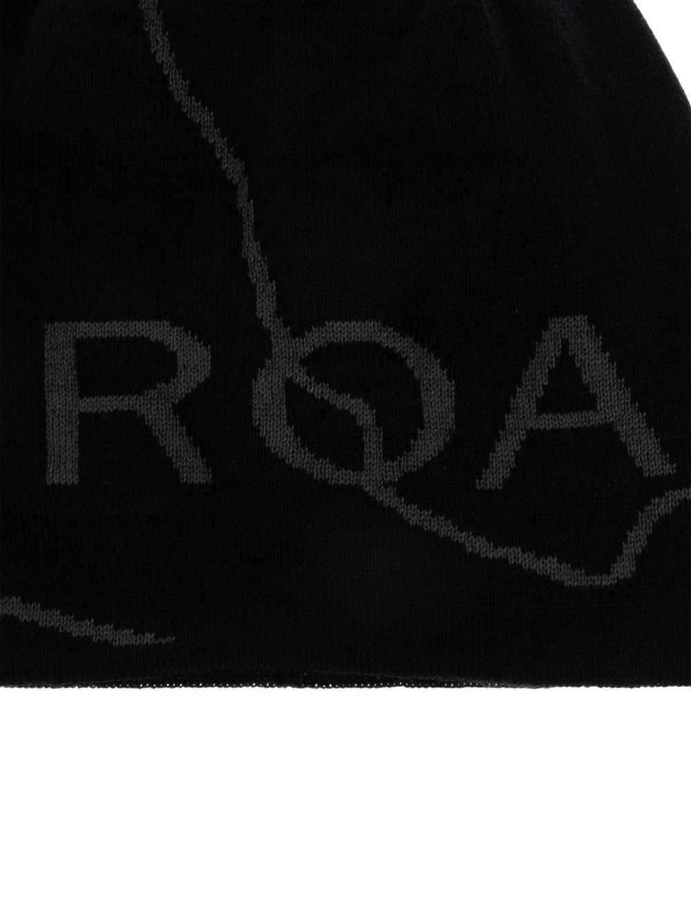cappello beanie logo uomo nero 