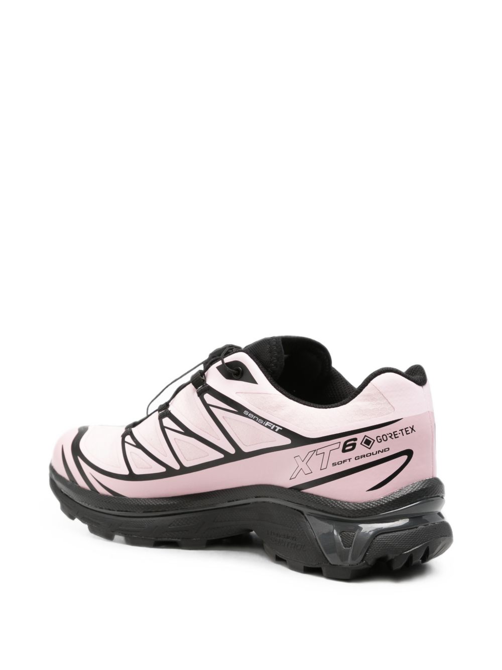 sneakers xt-6 gtx unisex rosa e nere 