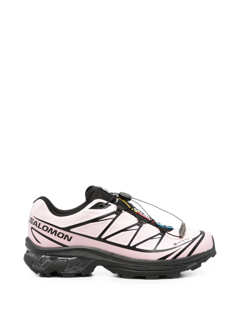 sneakers xt-6 gtx unisex rosa e nere 