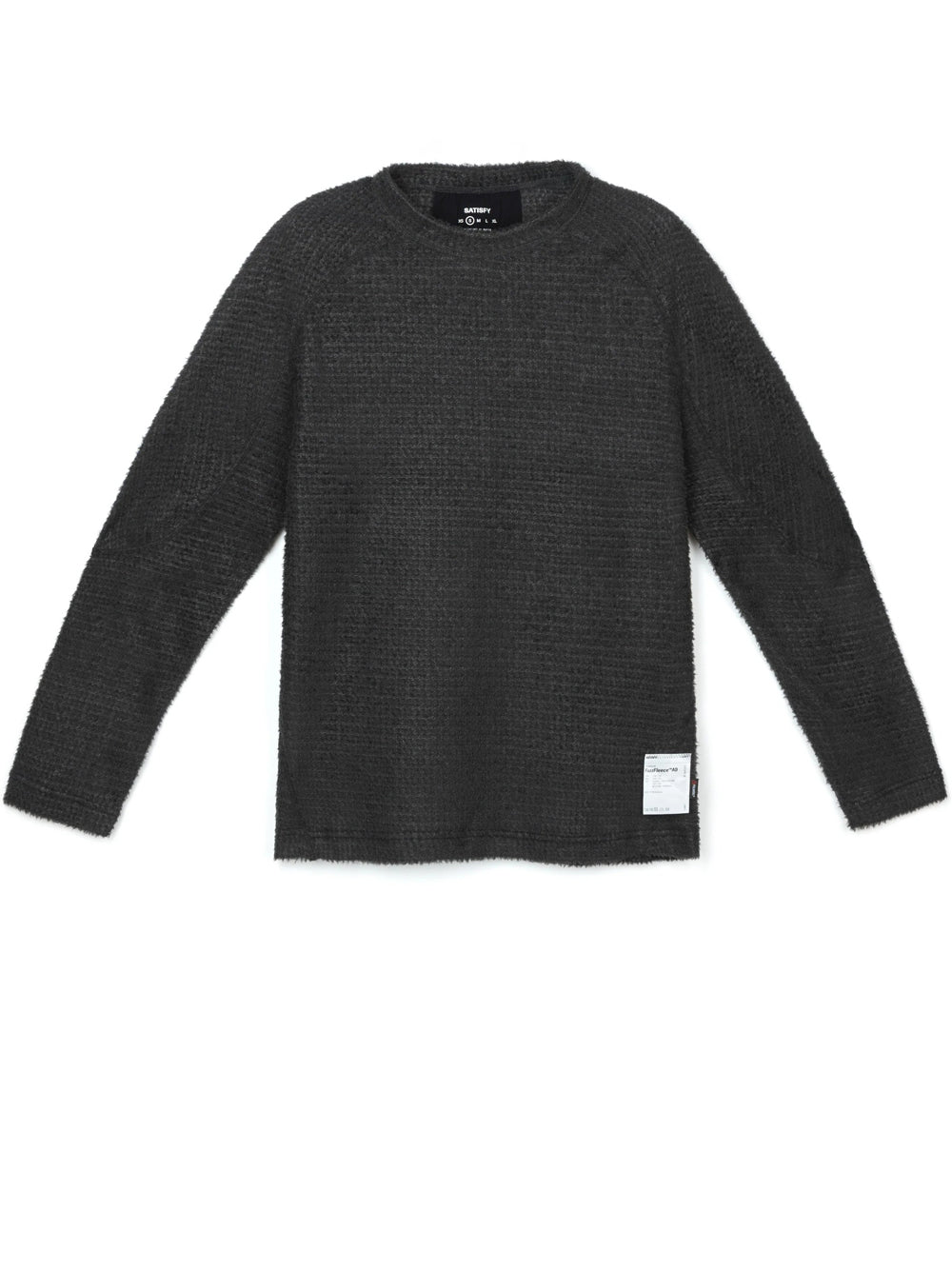maglia fuzz fleece ad uomo nera 