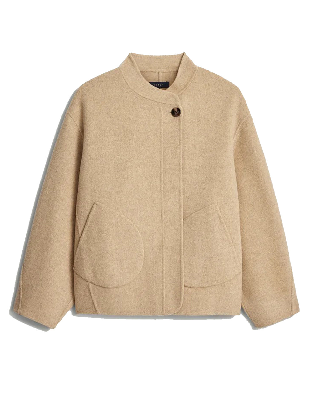 giacca windsor donna beige 