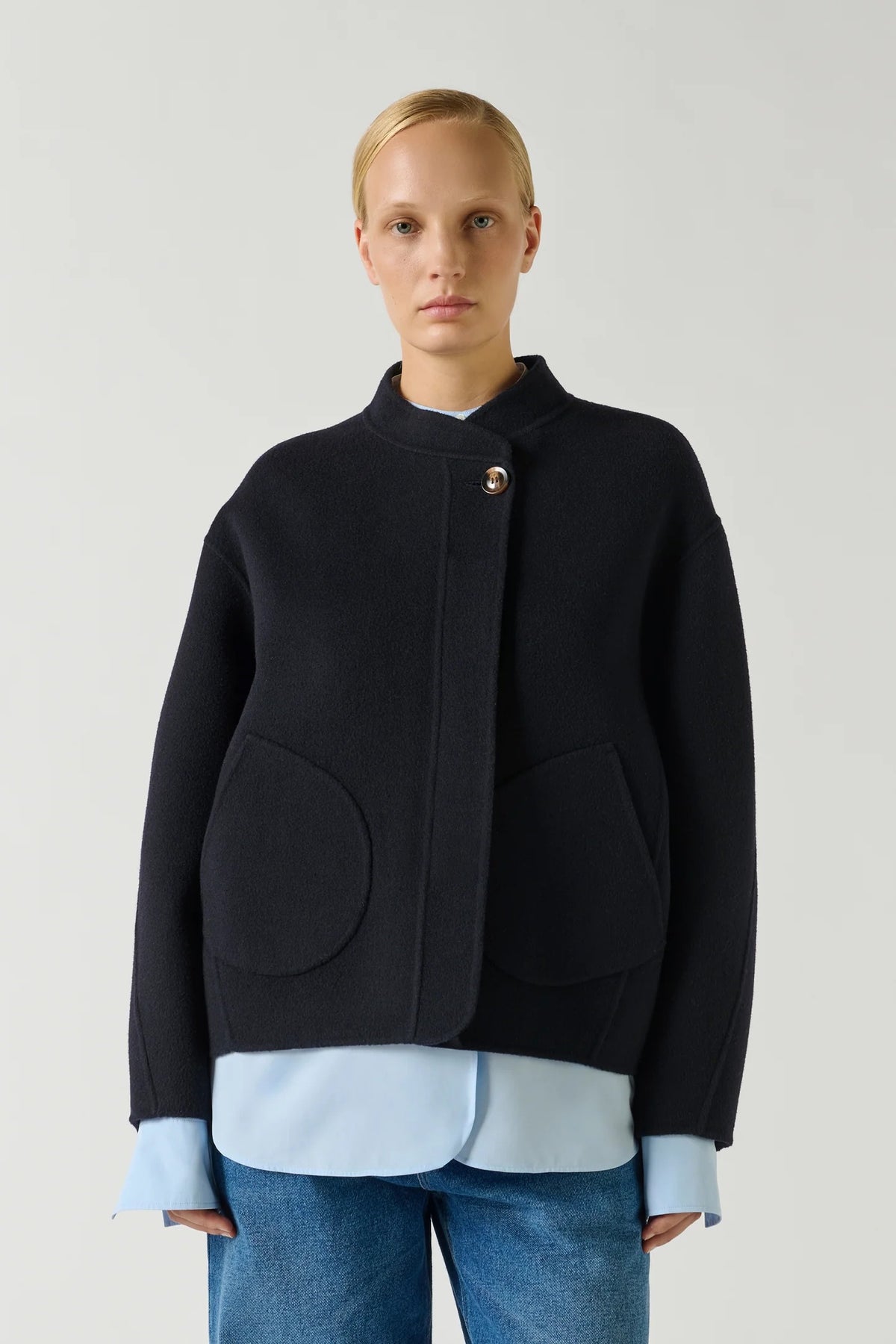 giacca windsor donna navy 