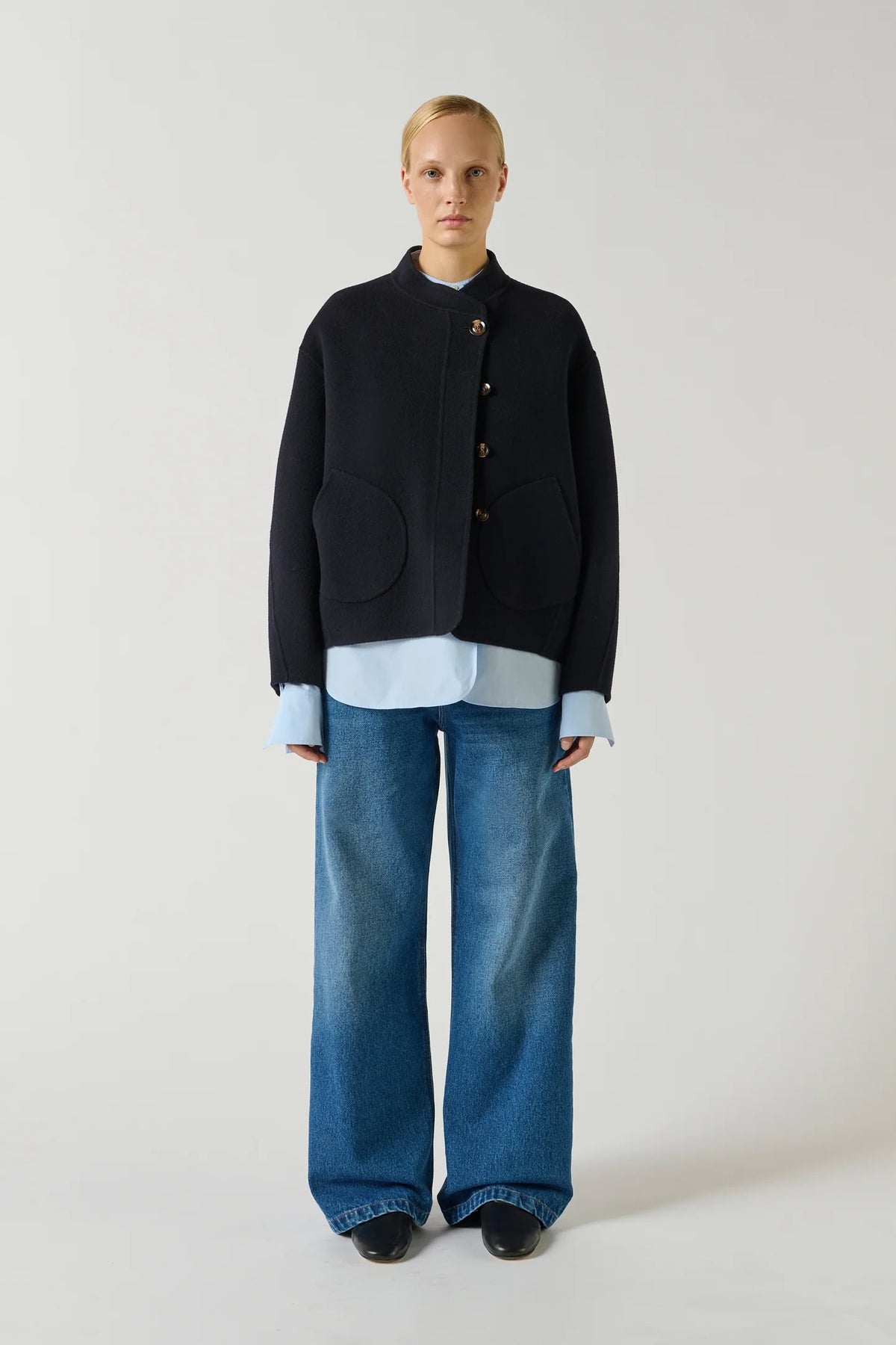 giacca windsor donna navy 