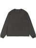 men's black lazy ls tee t-shirt