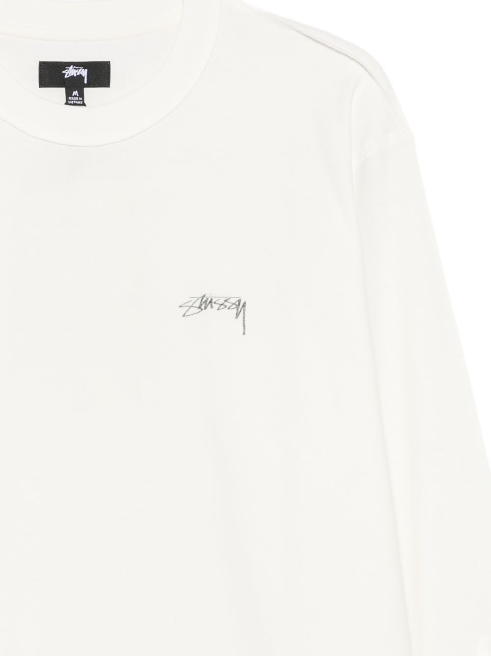 t-shirt lazy ls tee uomo bianca 