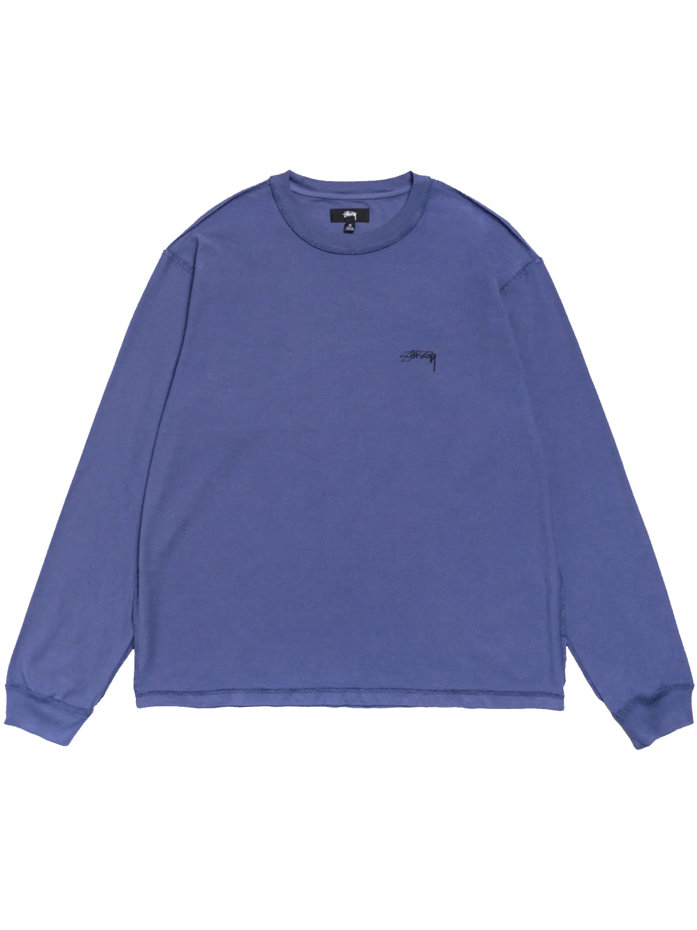 t-shirt lazy ls tee uomo vintage navy 