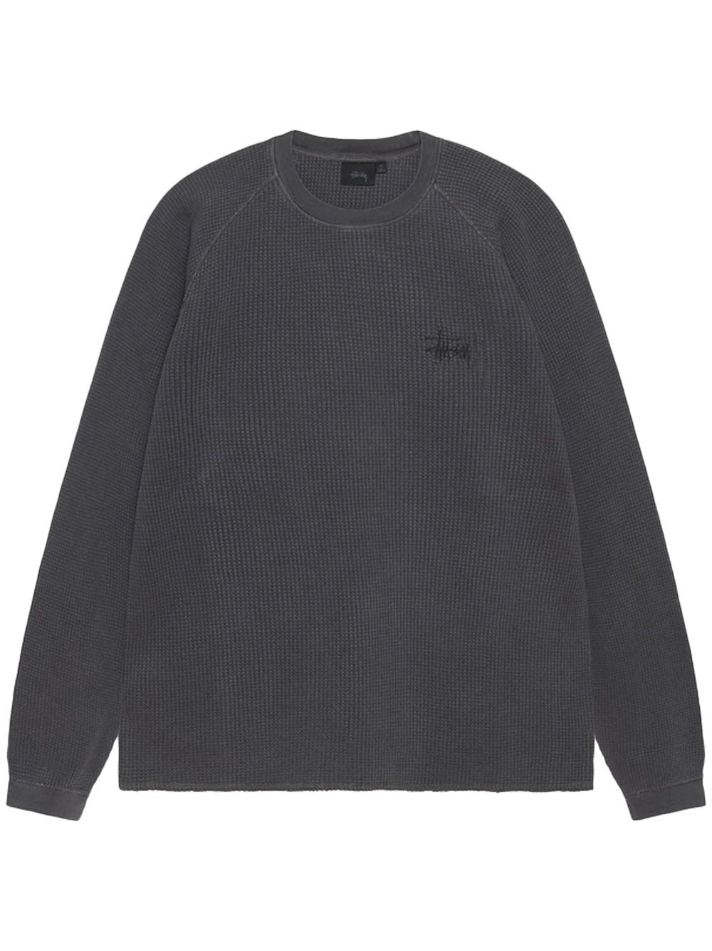 maglia raglan thermal basic unisex nera 