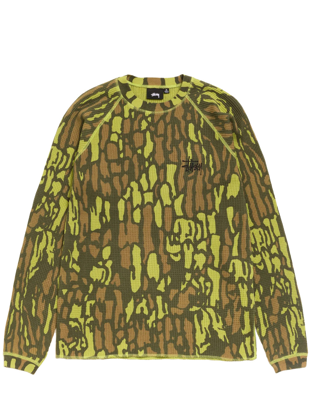 maglia raglan thermal basic unisex tree camo 