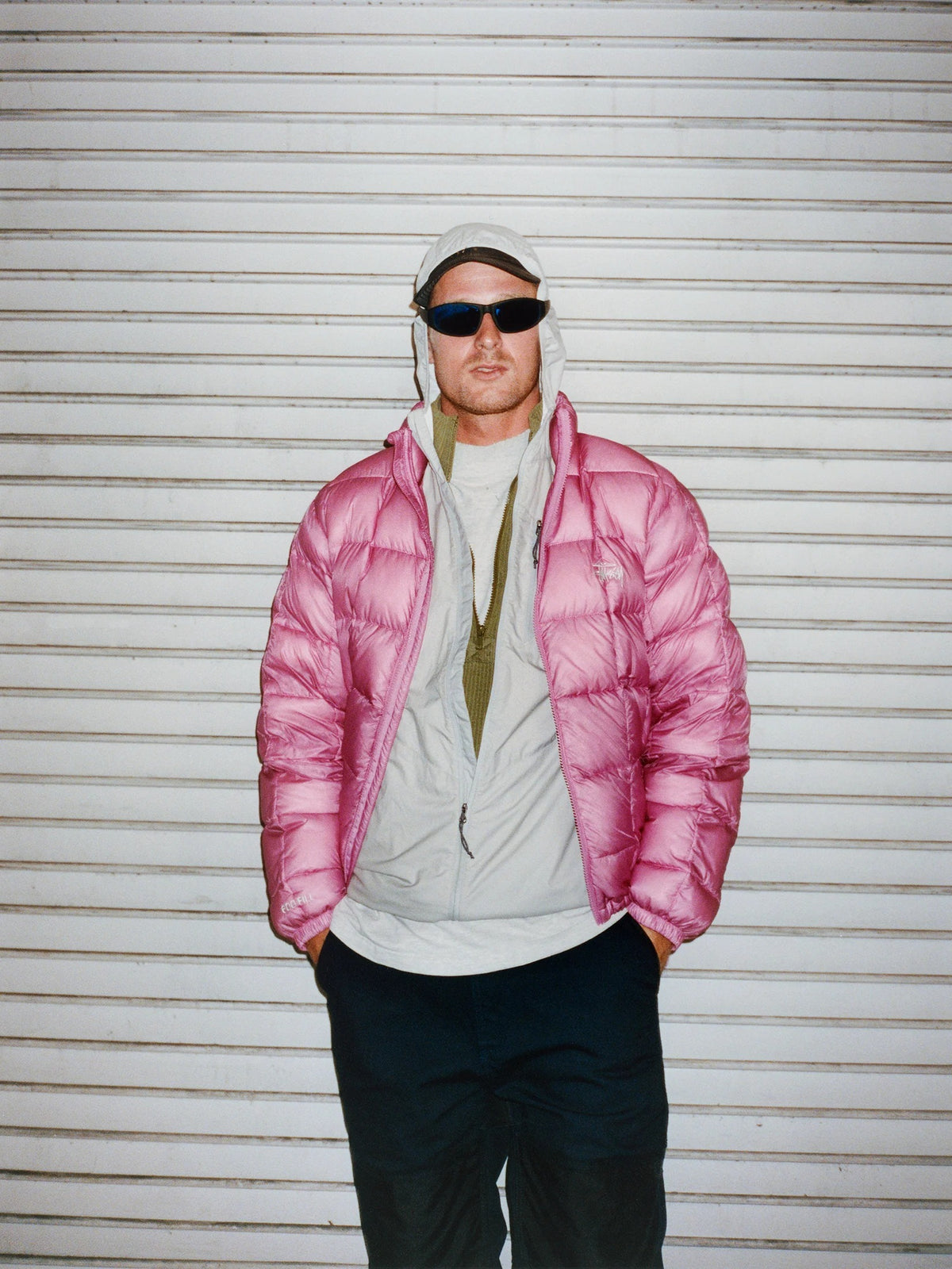 giacca midweight puffer uomo rosa 