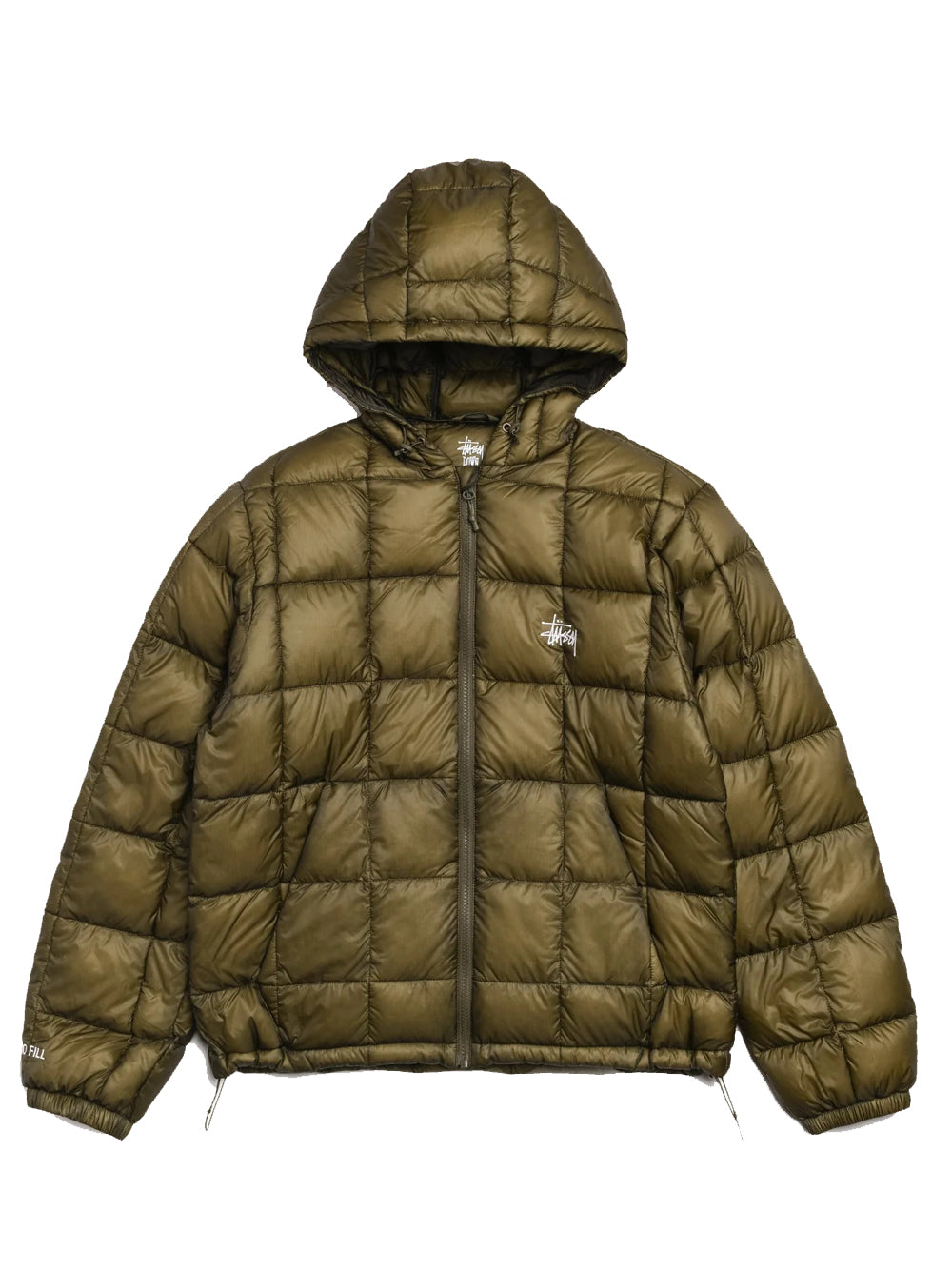 giacca midweight hooded puffer uomo olive 
