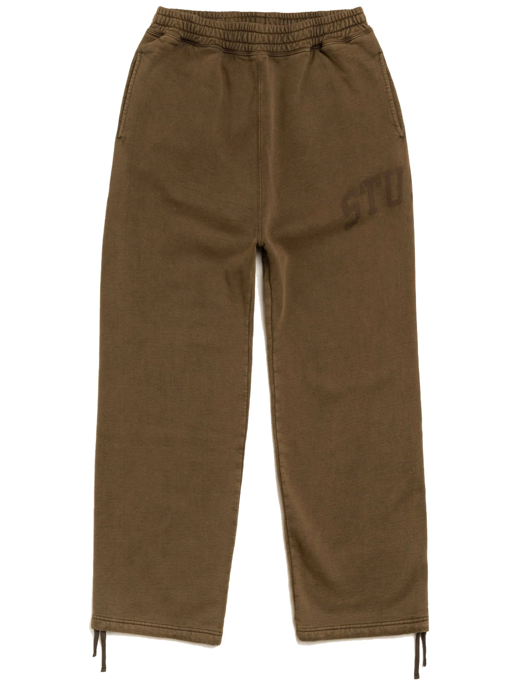 pantaloni grafic flece uomo oliva 