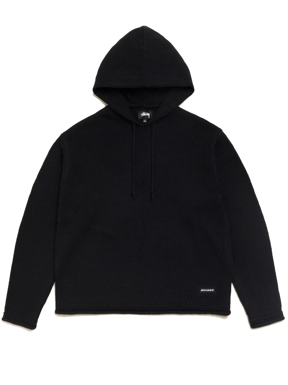 maglione con cappuccio beach uomo nero 
