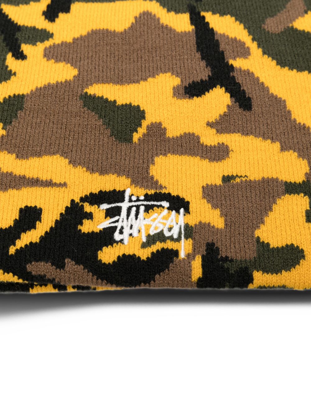 cappello basic knit skullcap uomo giallo camo 