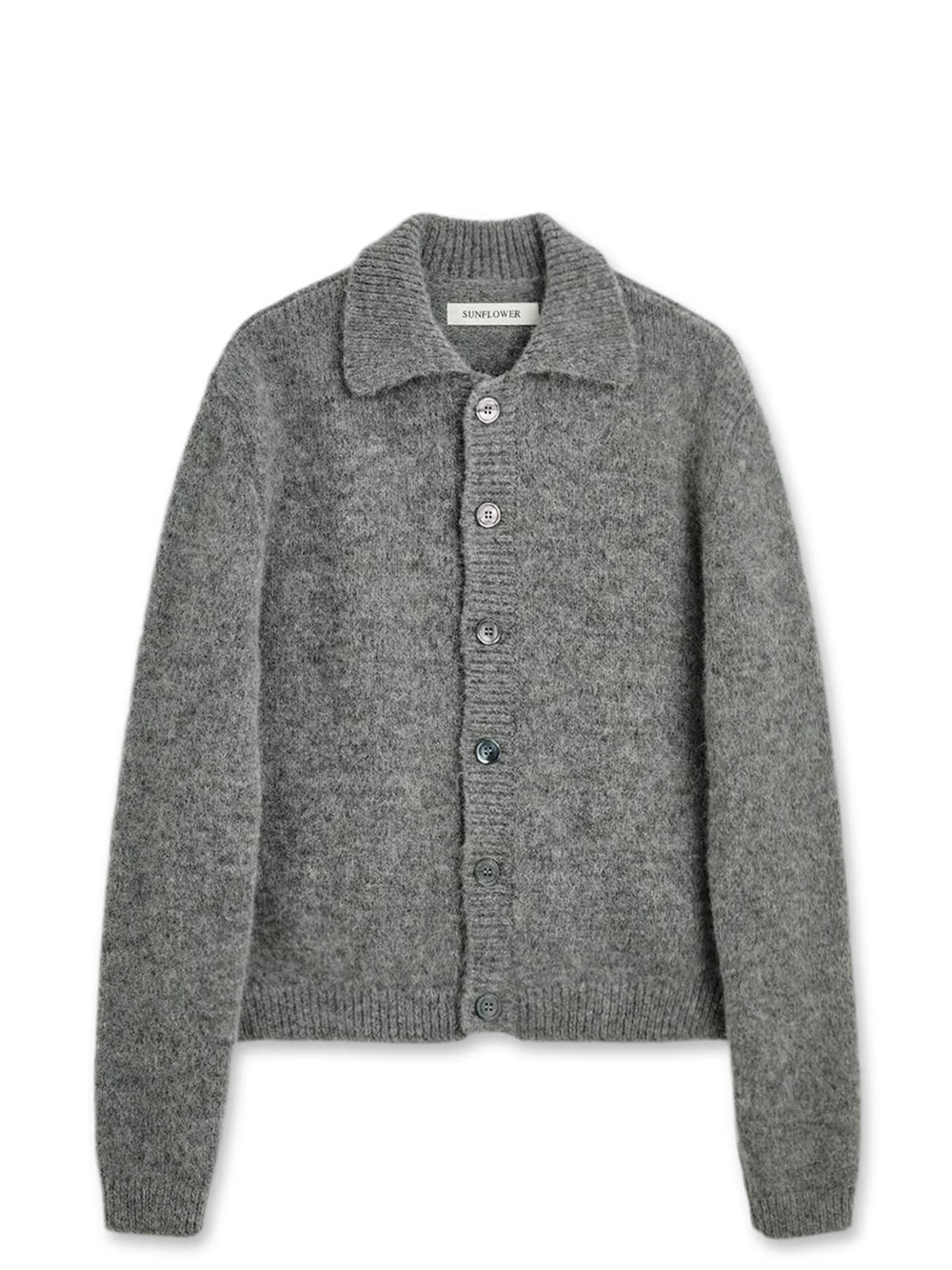 cardigan alpaca uomo grigio 