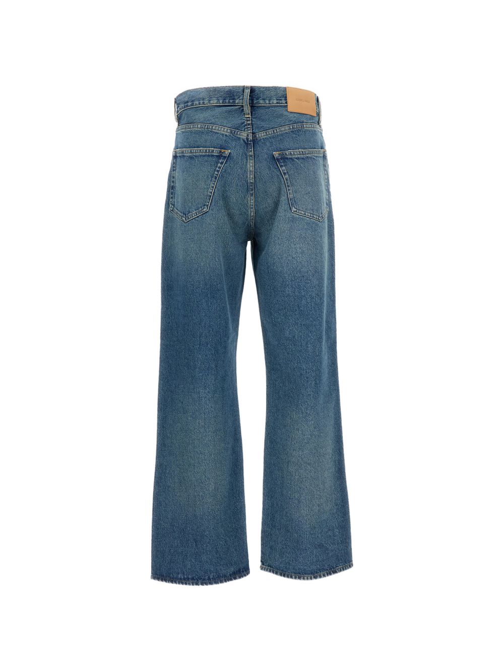 jeans relaxed boot uomo blu 