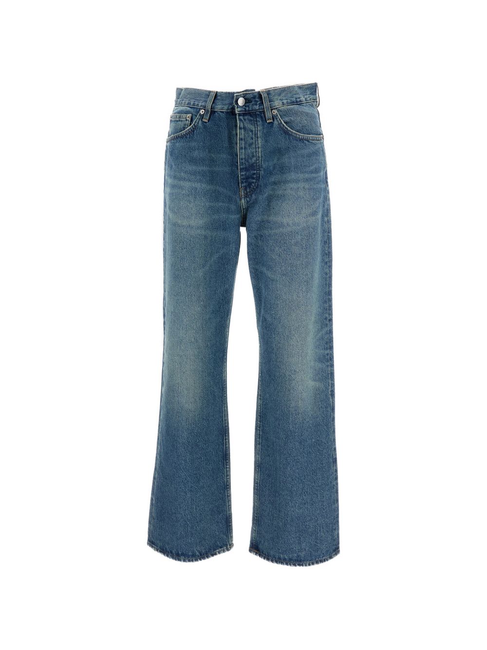 jeans relaxed boot uomo blu 