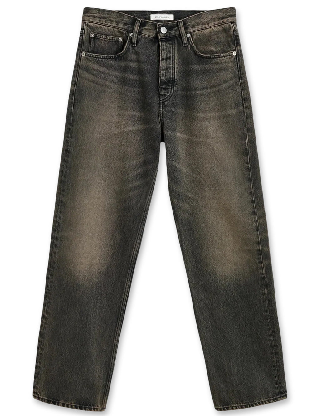 jeans loose omo marroni 