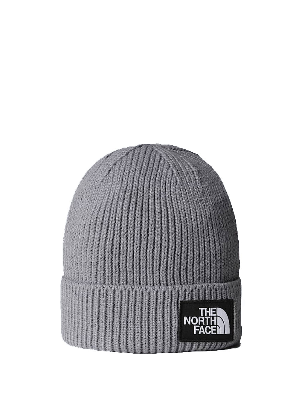 cappello beanie logo box uomo grigio 
