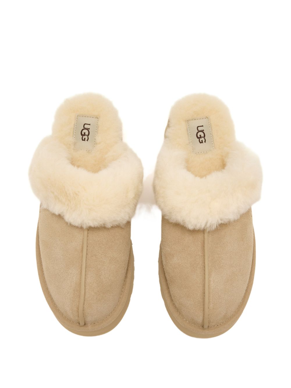 mules disquette donna sabbia 