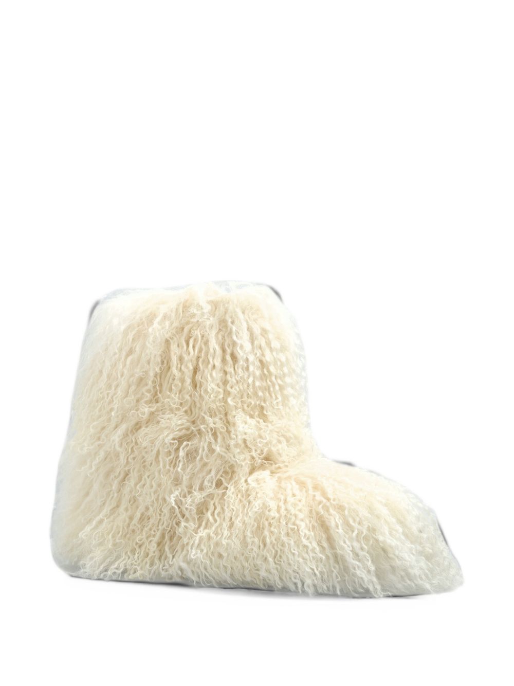 stivali classic short fluff momma donna crema 
