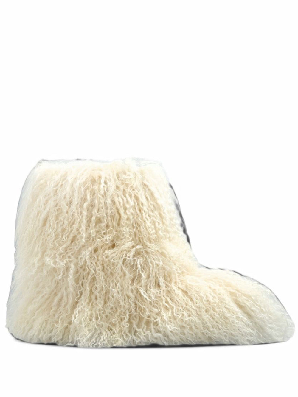 stivali classic short fluff momma donna crema 