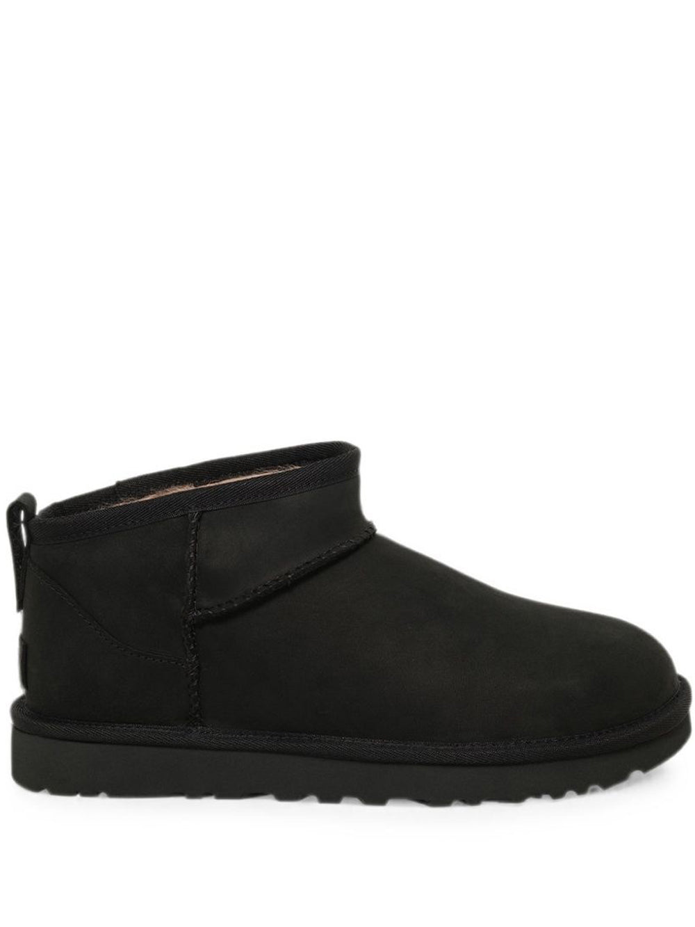stivali classic ultra mini nubuck donna neri 