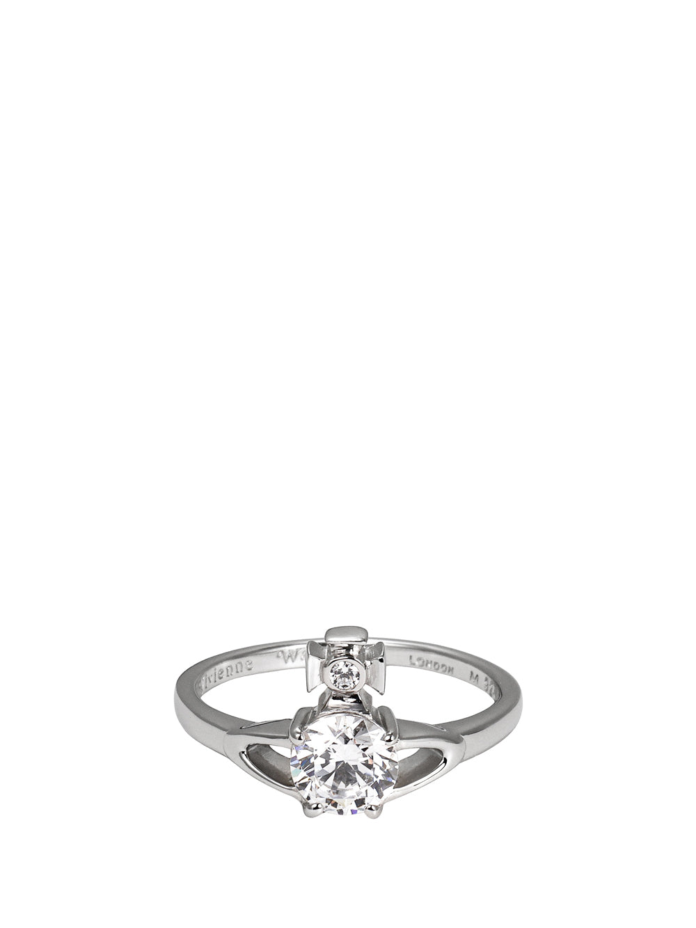 anello reina petit unisex platino 