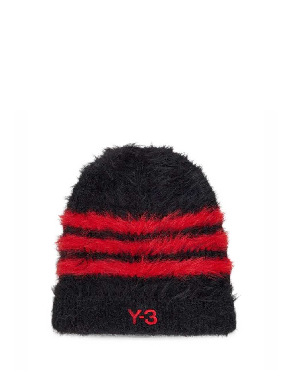 cappello beanie y-3 stripes unisex nero 