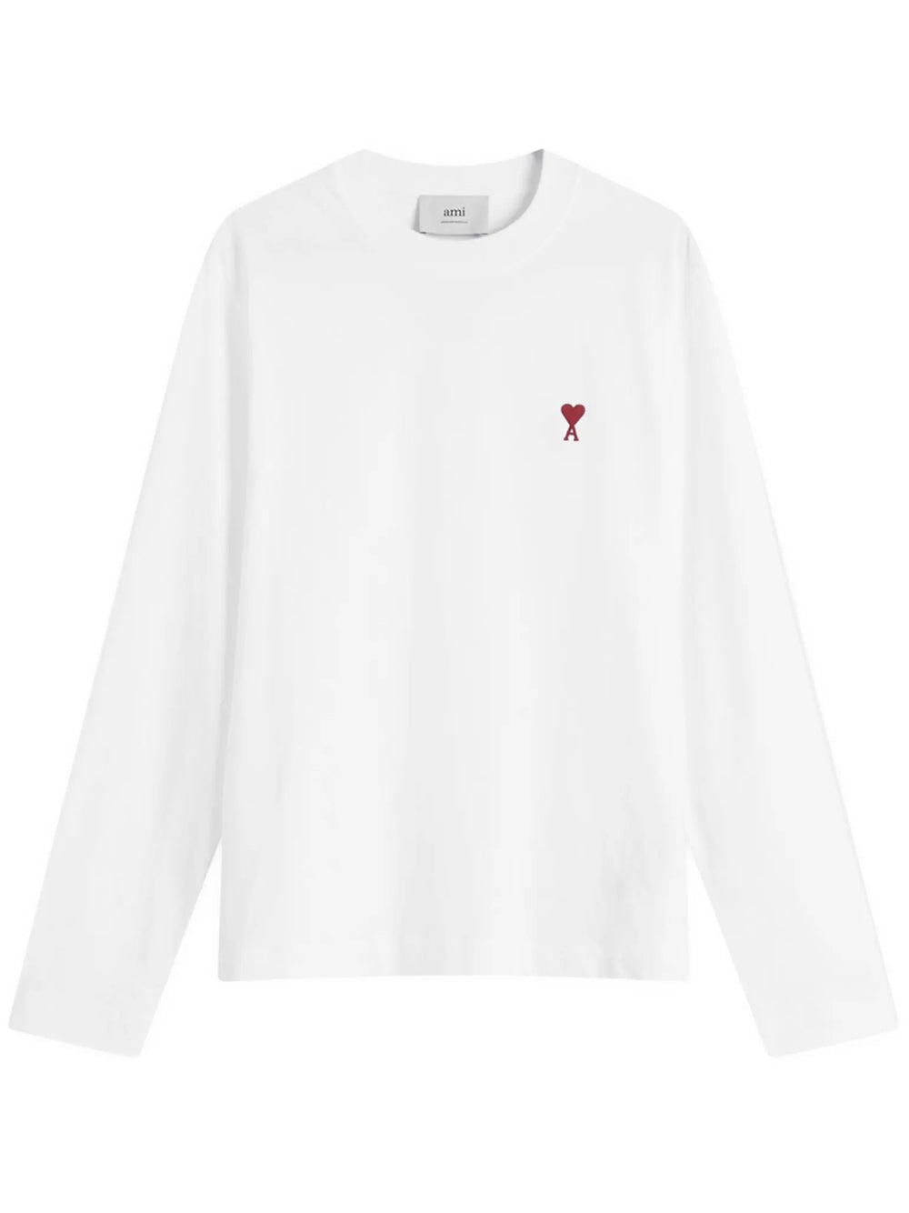 t-shirt ls red adc ls uomo bianca 
