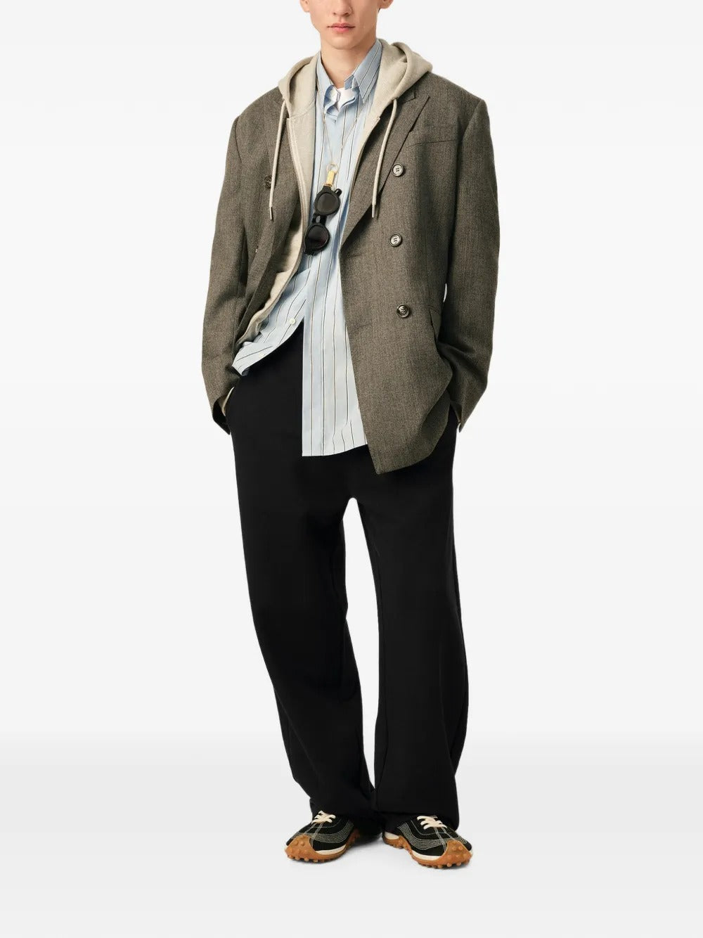 pantaloni jogging adc uomo neri 
