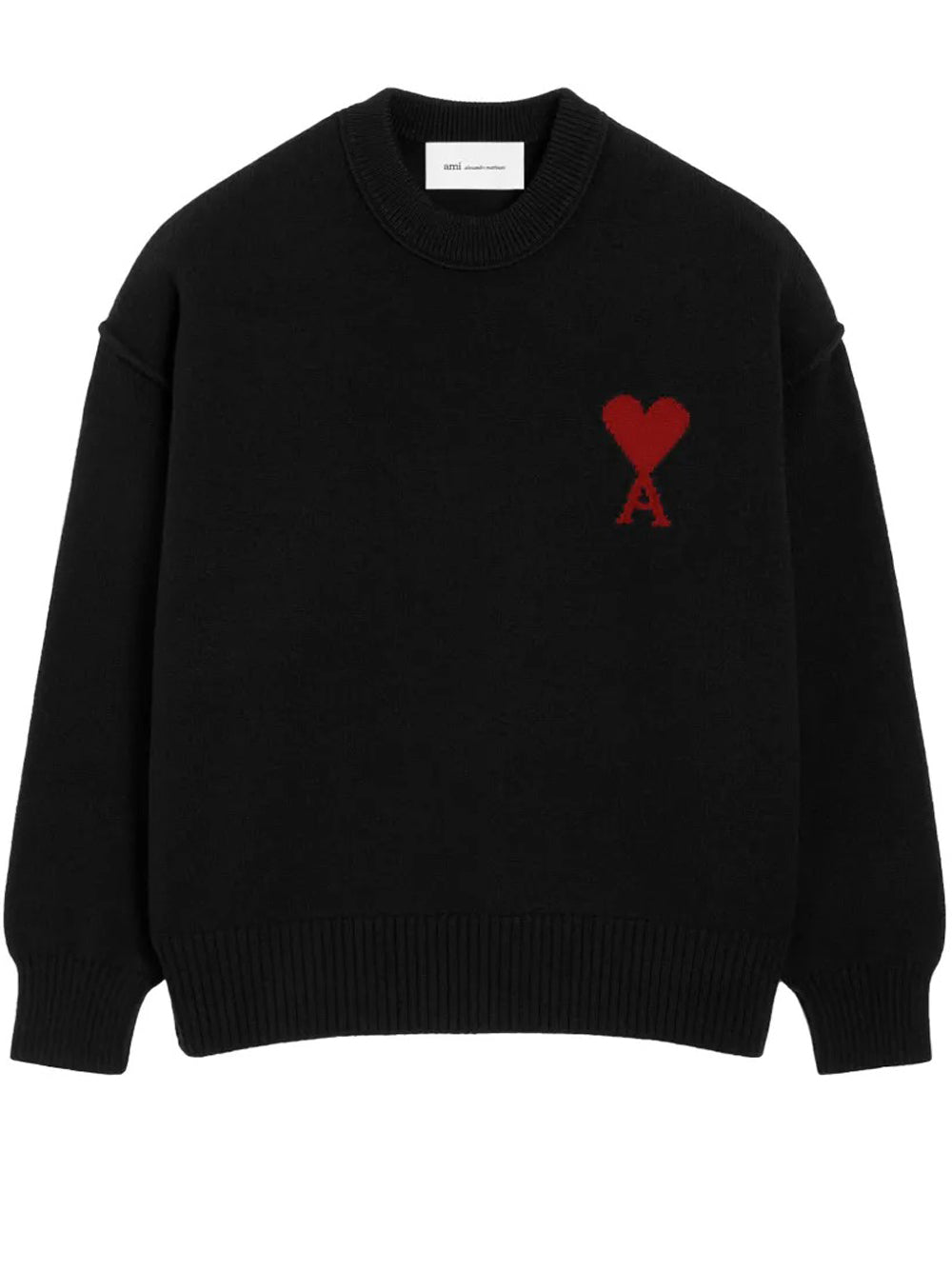 maglione girocollo adc uomo nero 