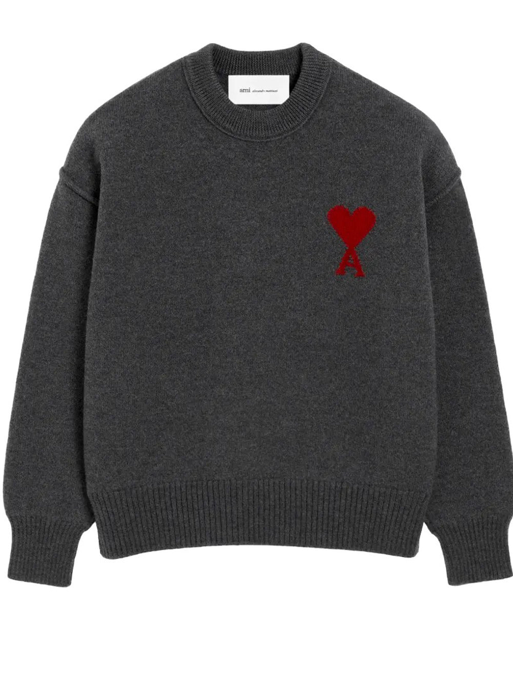 maglione girocollo adc uomo grigio 