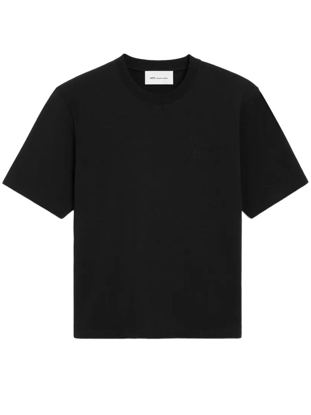 t-shirt tonal embrossed big adc uomo nera 
