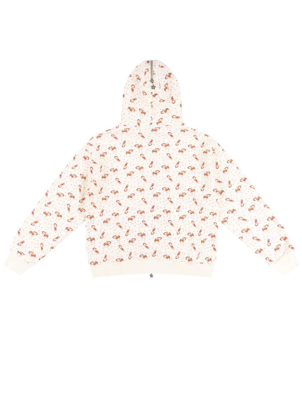 felpa red deer butterfly hoodie donna multicolor 