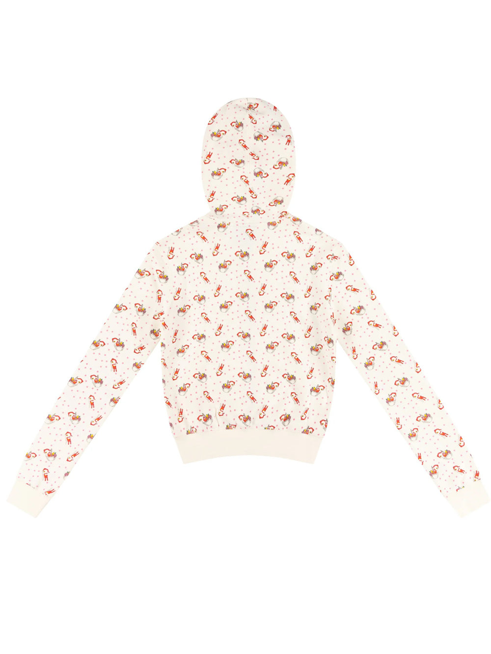 felpa  red deer shrunk baby hoodie donna multicolor 