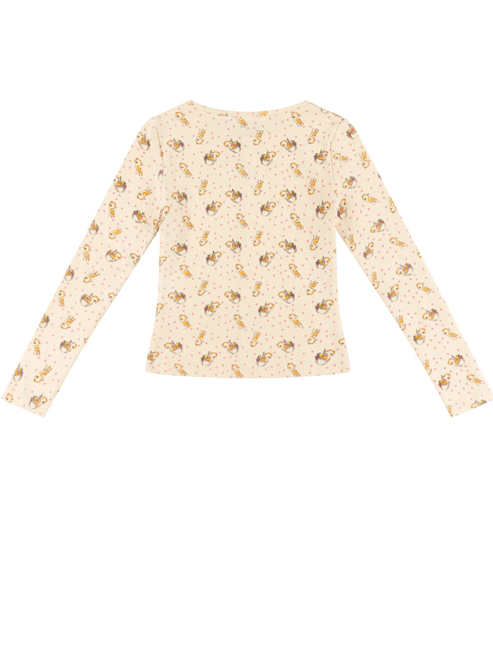 top thermal peach deer donna multicolor 