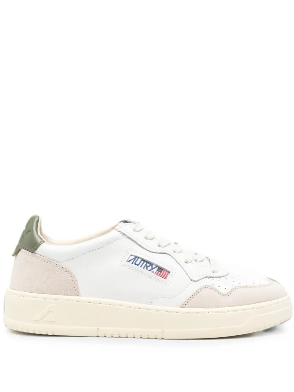 sneakers medalist low aulm ls17 omo bianche e verdi 