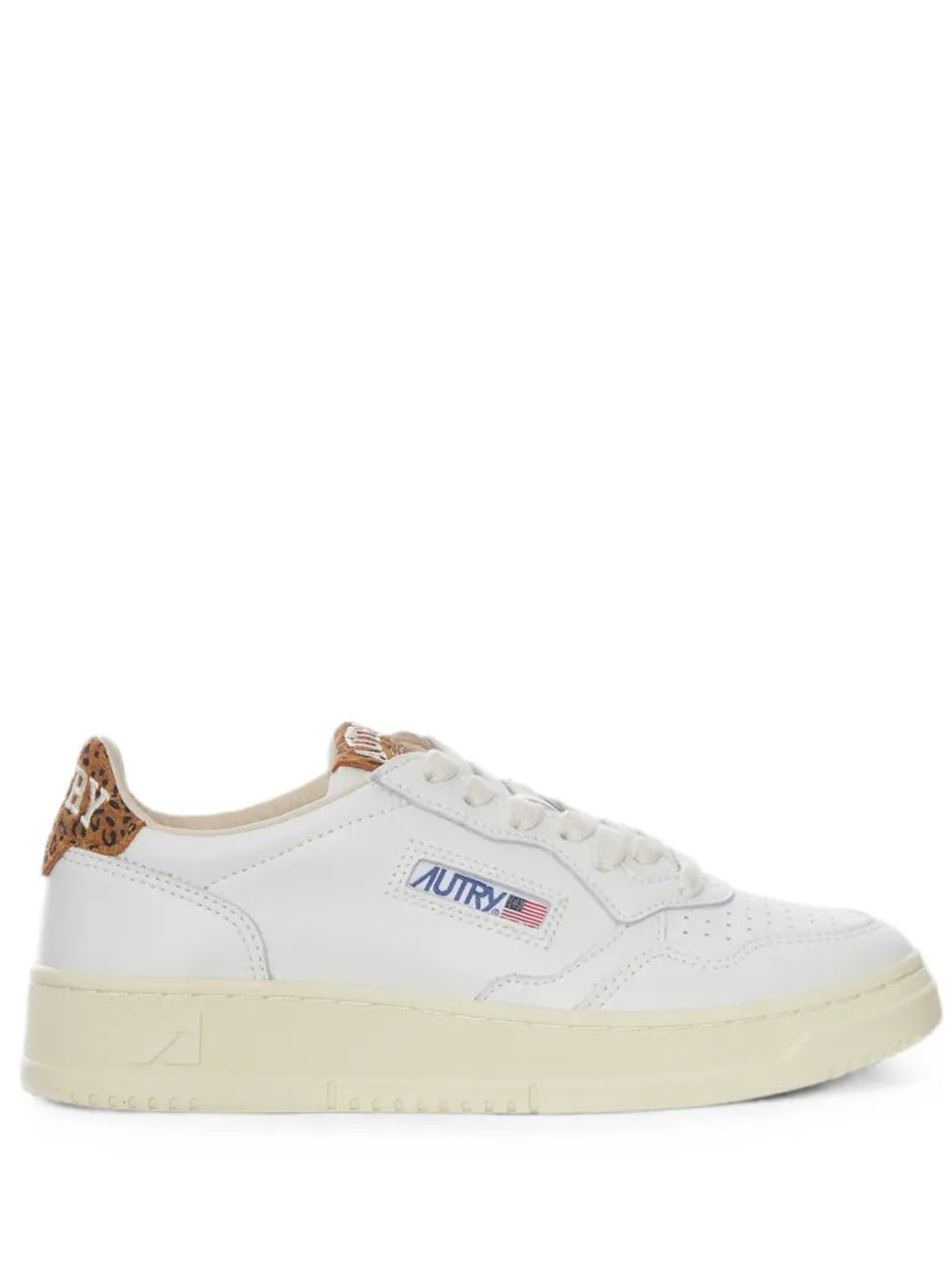 sneakers medalist low aulm hj02 donna bianche e leopardate 