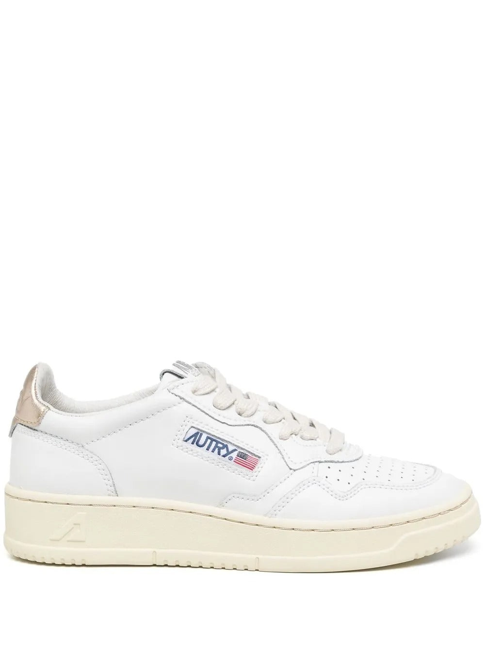 sneakers medalist  aulwll06 donna  bianche e oro 