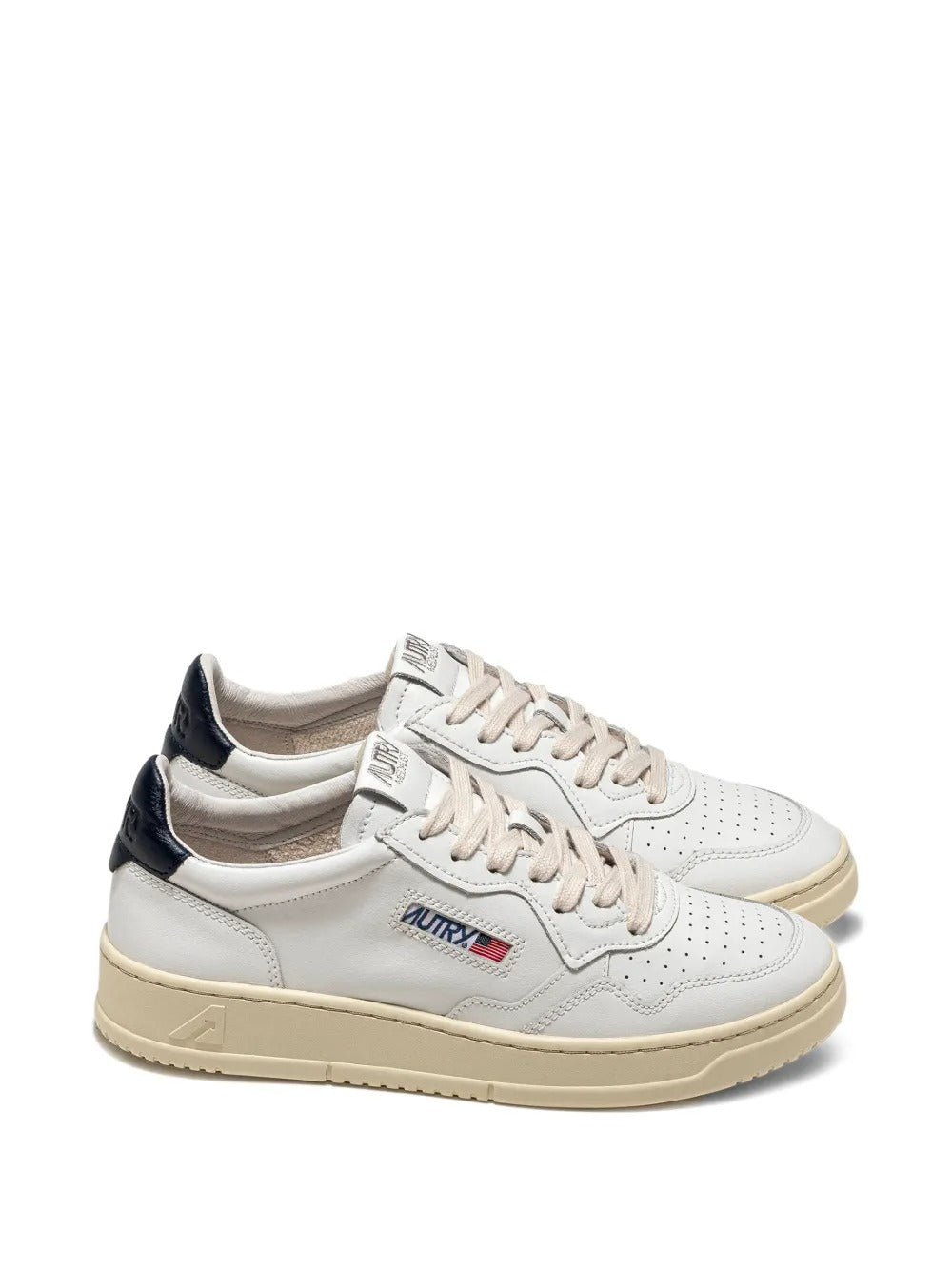 sneakers aulw ll12 donna bianche e blu 