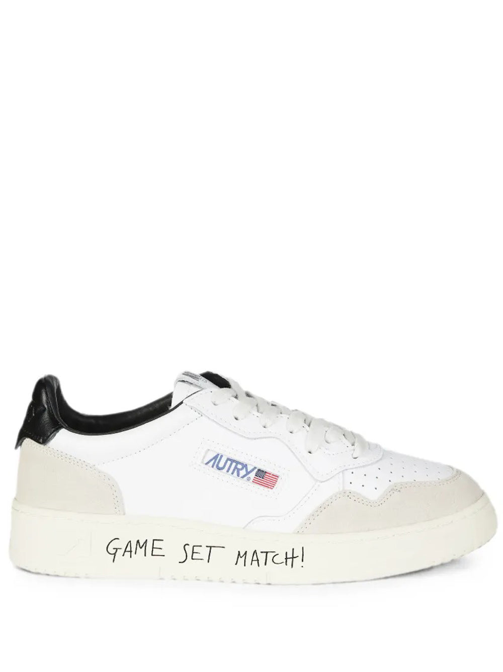 sneakers medalist low aulw ma04 donna bianche e nere 