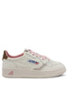sneakers medalist low aulw nZ01 donna bianche, rosa e marroni