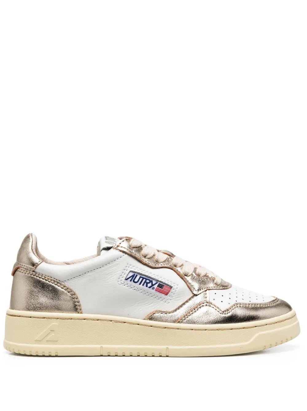 sneakers medalist aulw wb16 donna bianche e platino 