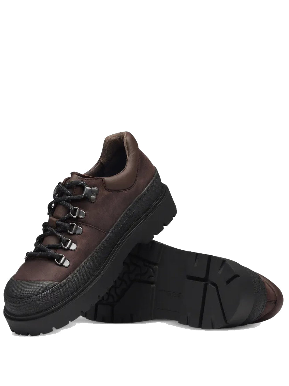 sneakers prescott low lace unisex marroni 