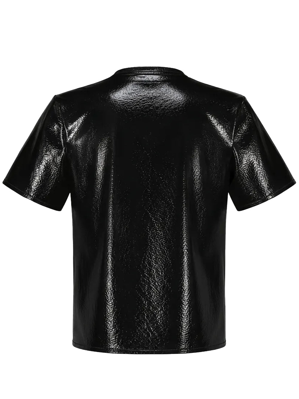 top ss bicolor light vinyl donna nero 